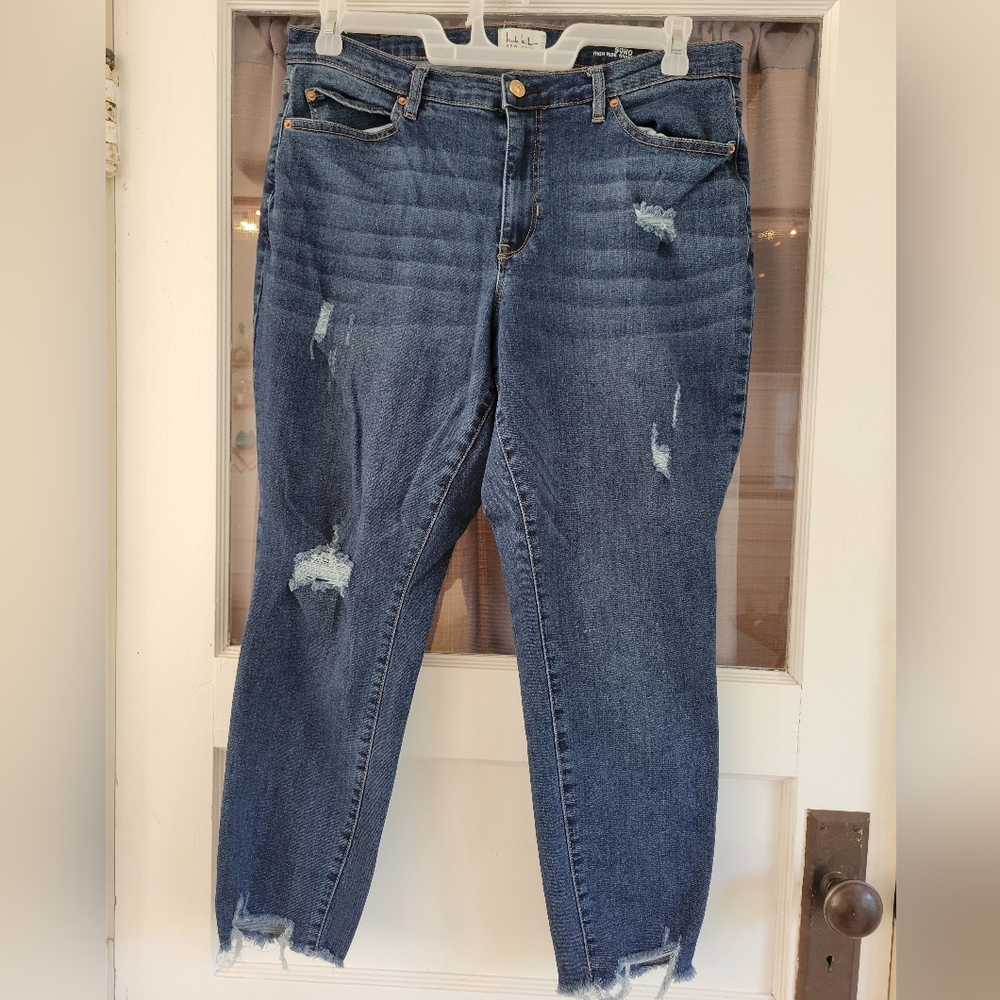 Nicole Miller SOHO high rise ankle skinny